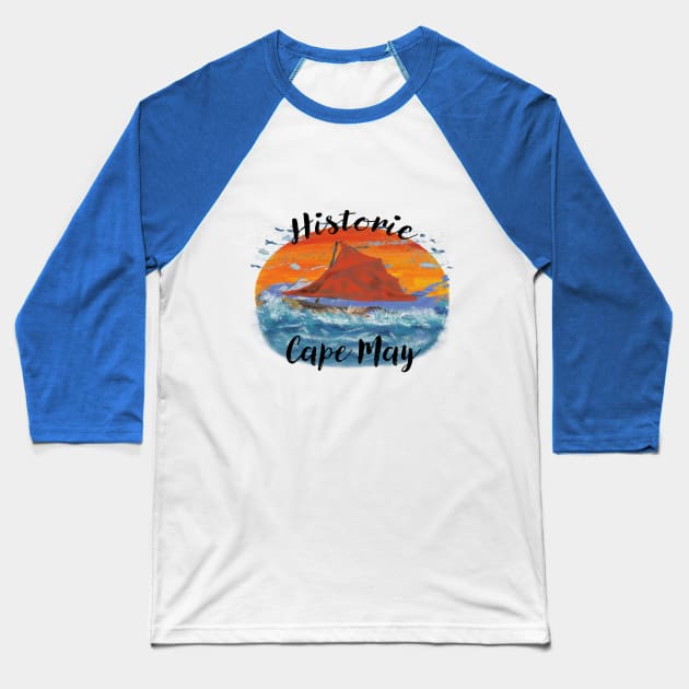 Historic Cape May Baseball T-Shirt by DJDannerDesigns